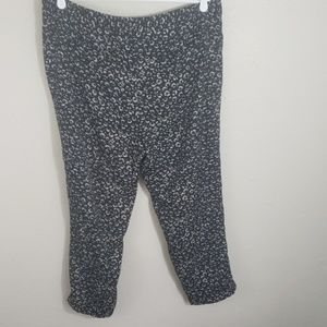 Ann Taylor Loft Size 12 Floral Marisa Cropped Pant